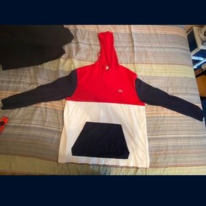 LACOSTE TSHIRT HOODIE